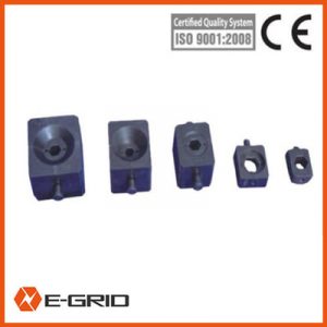 Hexagonal compressing die sets for conductor /earth wire